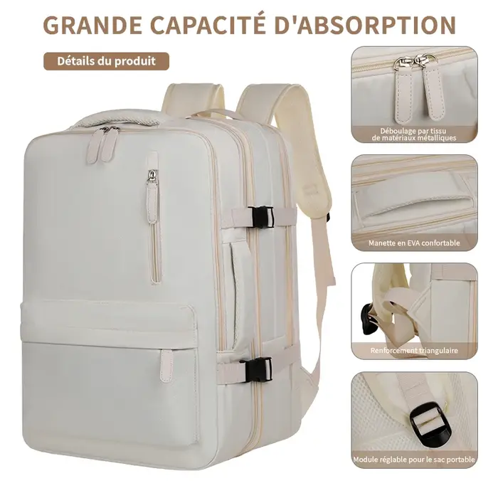 Nouveau sac à dos spécifique à l'avion
