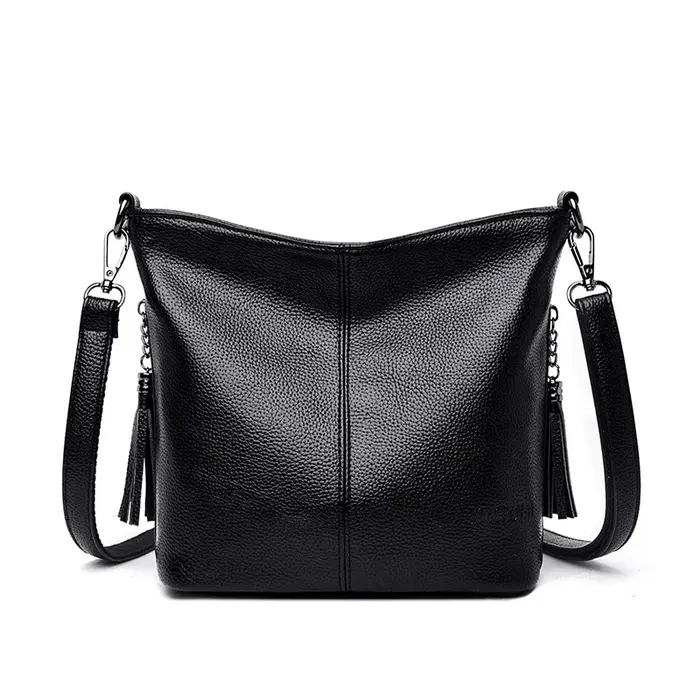 Sacs à bandoulière en cuir souple pour femmes, nouveaux sacs à main de luxe décontractés, sac à band