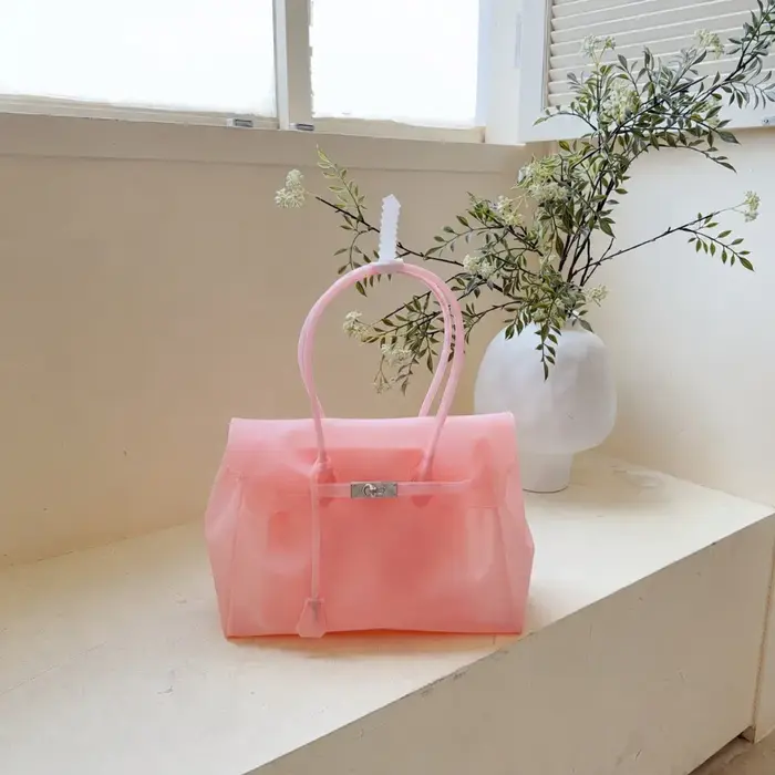 Sac fourre-tout transparent polyvalent pour femme