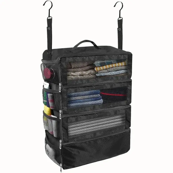 Organisateur de valise grande capacité, organisateur de bagages de voyage, étagère suspendue, cube d