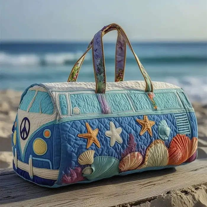 Sac de voyage matelassé en coton