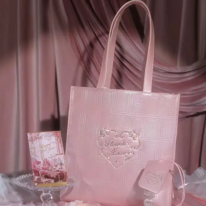 Flower Knows – sac fourre-tout de voyage rose