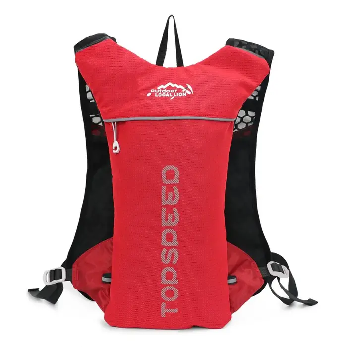 Sac à dos d'hydratation avec vessie d'eau de 2L, super léger et respirant, pour la course en plein a