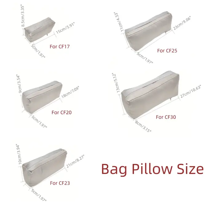Convient pour les sacs à rabat classiques oreiller de rangement sac à main de luxe rangement oreille
