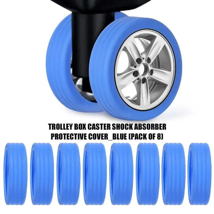 Protecteur de roue en Silicone, 32/8 pièces, compartiment à bagages, housse de protection de roue, b