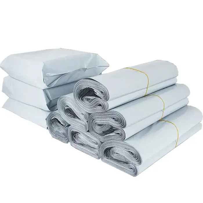 50 pièces/paquet blanc Express sac courrier enveloppe sacs de rangement sac de courrier sacs d'expéd