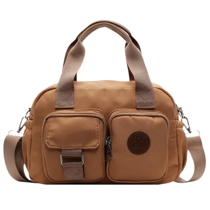 Soldes d'hiver de la saison : Sac à bandoulière en toile grande capacité pour femme