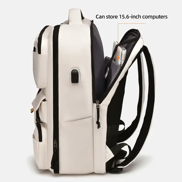 Sac à dos de voyage unisexe multi-poches pour hommes et femmes