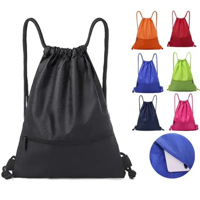 Sac à dos à cordon de serrage sac à dos de Sport de grande capacité homme sac de Sport résistant à l'usure sac à dos de basket-ball léger sac de Sport sac de Yoga