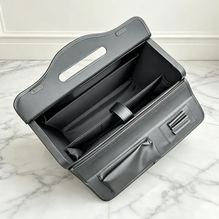 Valise de voyage pour agent de bord de 16 pouces, bagage pour ordinateur portable, sac de cabine pour l'aviation de 19 pouces, valise à roulettes pivotantes pour le personnel de cabine