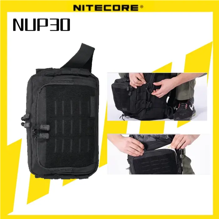 Sac à dos NITECORE NUP30, sac à bandoulière, pochette utilitaire multifonctionnelle, sac de voyage q
