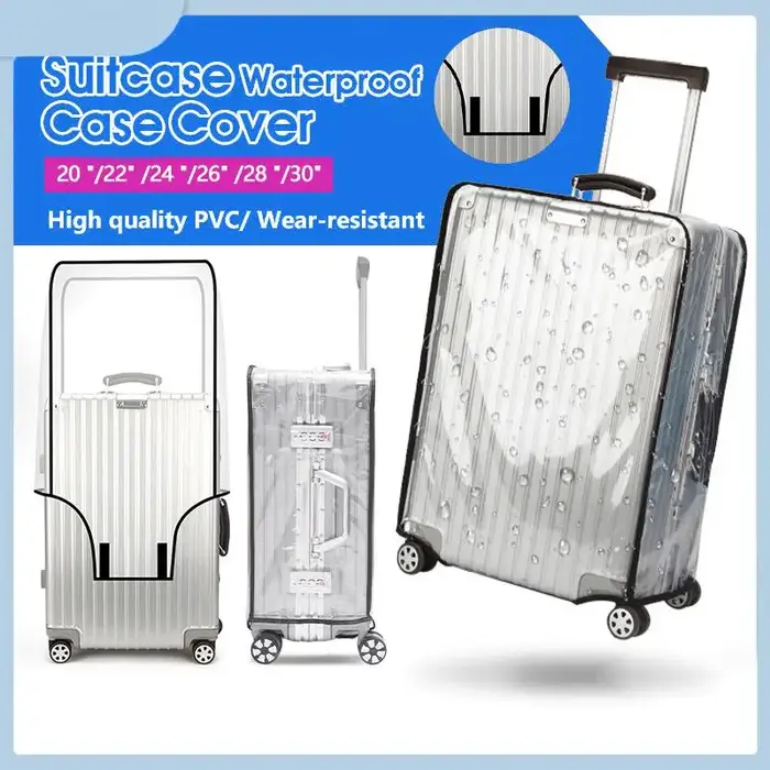 Housse de bagage transparente de voyage