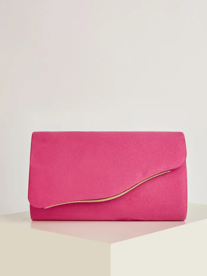 Pochette en velours tendance pour femme, sac de soirée, sac enveloppe, sac à rabat, trousse de maqui