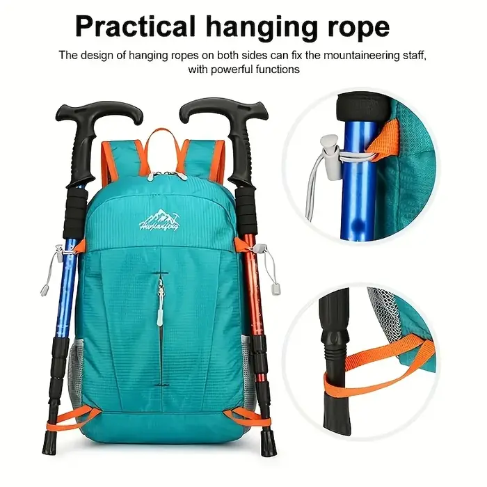 Sac de voyage d'extérieur grande capacité, pliable, imperméable, léger, portable, réglable, pour la randonnée et l'alpinisme