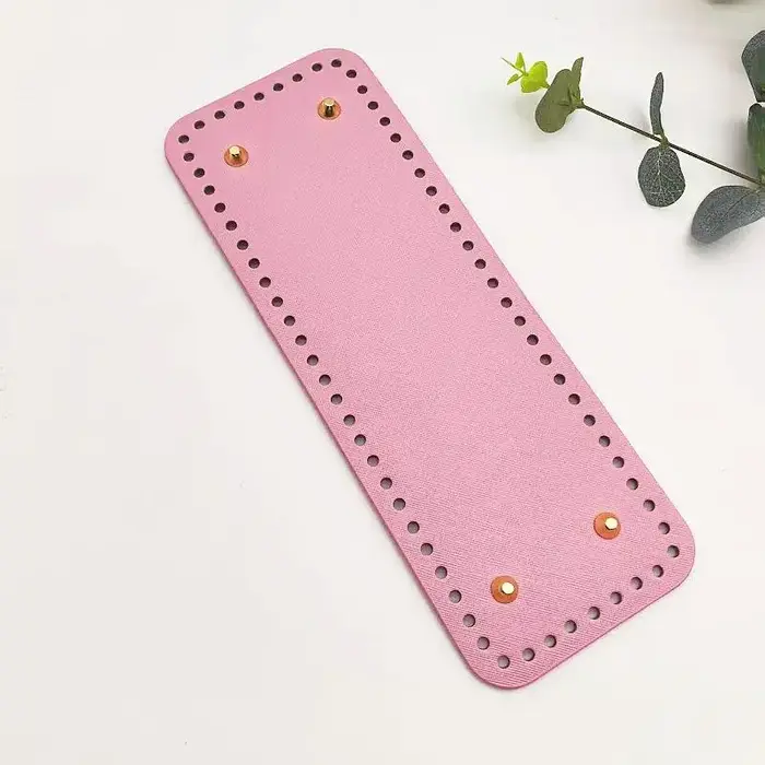 Base rectangulaire en cuir PU 28*10cm pour sacs faits main DIY – Accessoires pour la confection de s