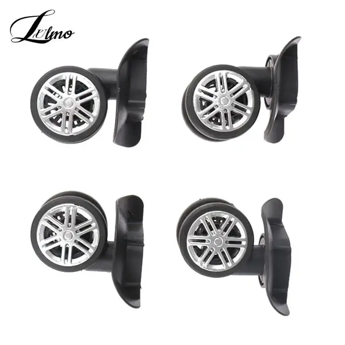 2 Paires de Roues de Remplacement pour Valise à Roulettes