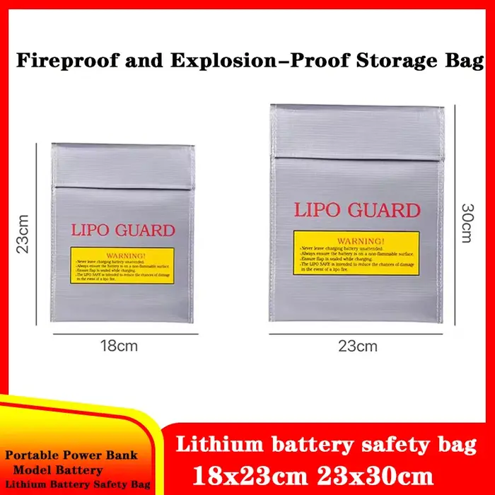 Sac de sécurité pour batterie au Lithium