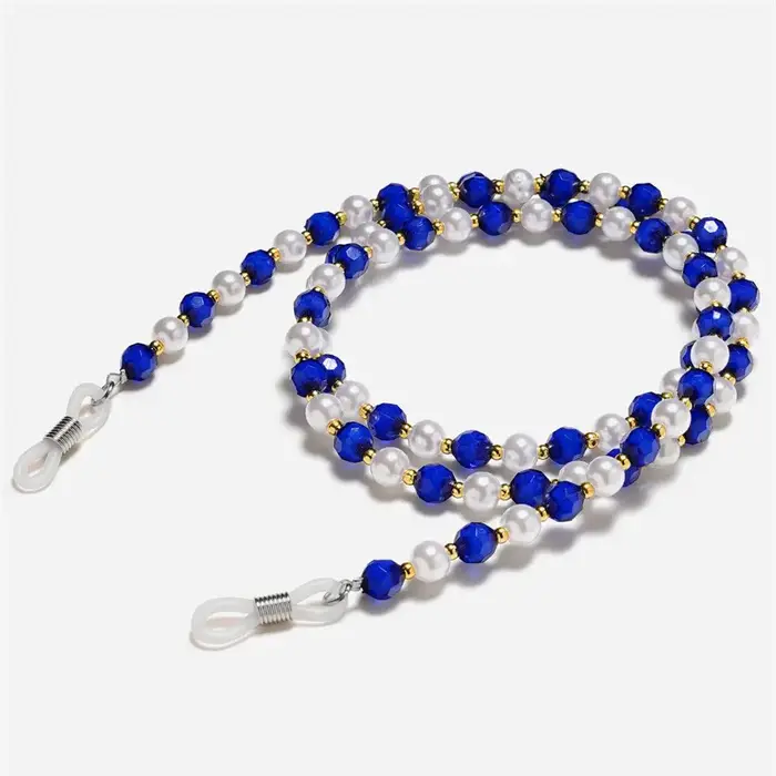 Mode perles de cristal lunettes collier lunettes lanière lunettes chaîne lunettes accessoires