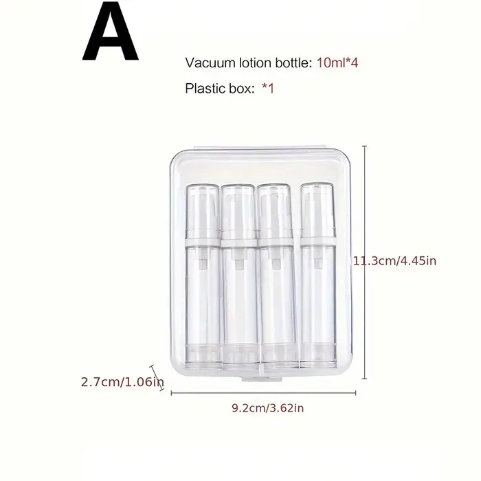 Ensemble de bouteilles de voyage, bouteille sous vide, vaporisateur, bouteille vide, émulsion d'eau,