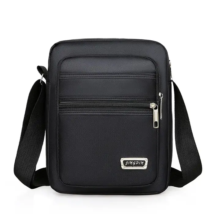 Sac à bandoulière pour hommes affaires loisirs grande capacité sac à main Portable multicouche étanc