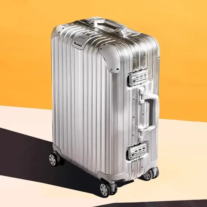 Valise à cadre en aluminium 29 pouces TSA boîtier de chariot à serrure douanière roue universelle 20 "26" boîte