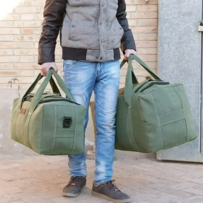 Sacs de voyage imperméables en toile pour hommes et femmes