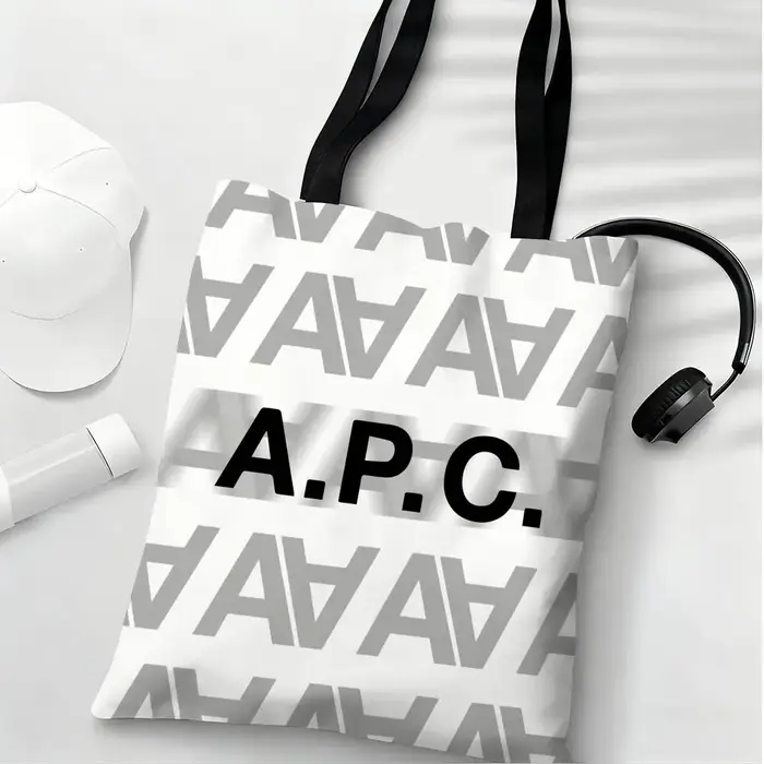 Sacs de rangement grande capacité en toile de la marque de mode A-A P C pour étudiantes, pour transp