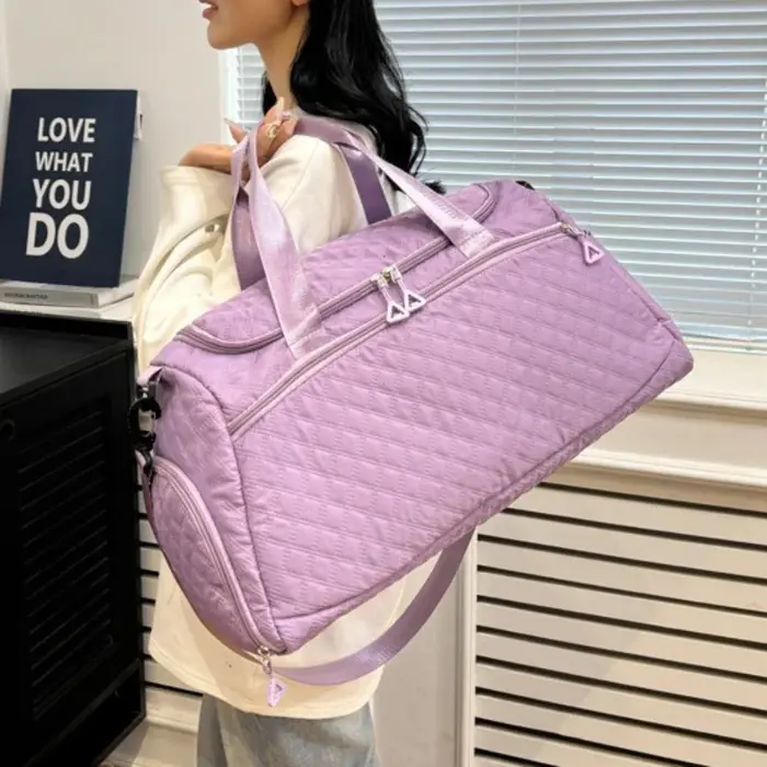 Nouveau sac polochon de voyage Oxford pour hommes femmes fourre-tout de sport étanche épaule week-end sacs de nuit