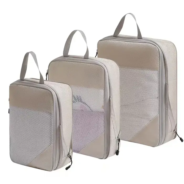 Cubes d'emballage à Compression pour valises, accessoires de voyage, organisateurs d'emballage exten