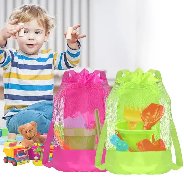 Sac à jouets de plage pliable