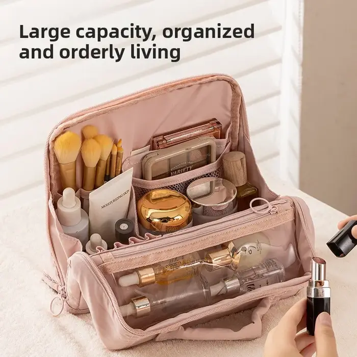 Trousse de Maquillage Verticale Grande Capacité