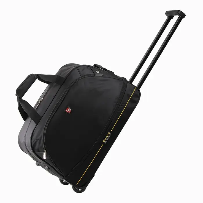 OIWAS Sac de voyage à roulettes pour homme 56L, sac de voyage pliable hydrofuge avec roulettes, baga