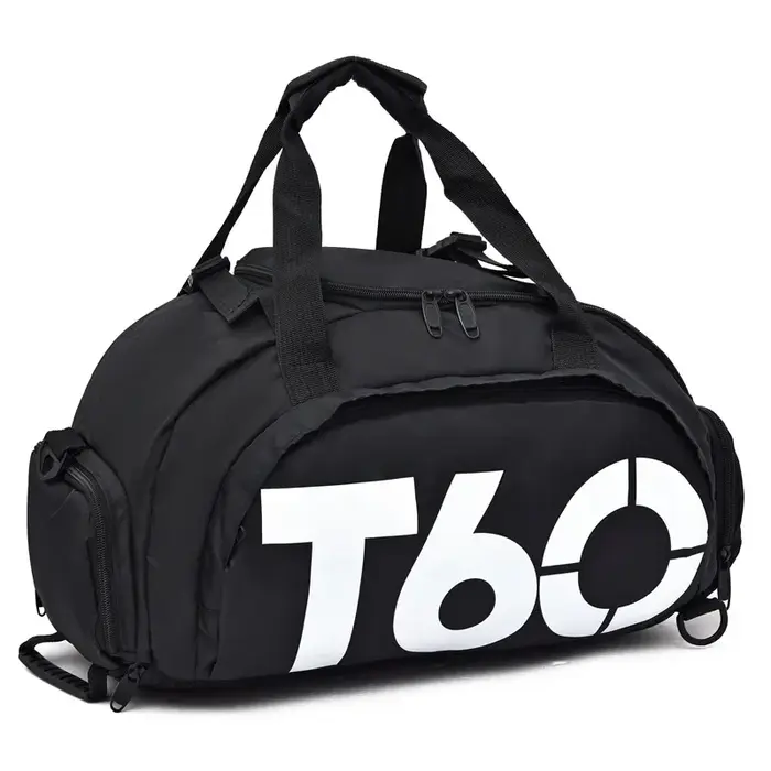 Sac de sport de voyage pour hommes, sac de sport Oxford, sac de séparation sec et humide, sac à dos