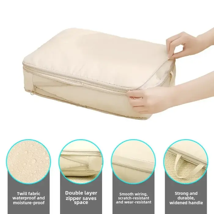 Lot de 4 sacs de compression de voyage