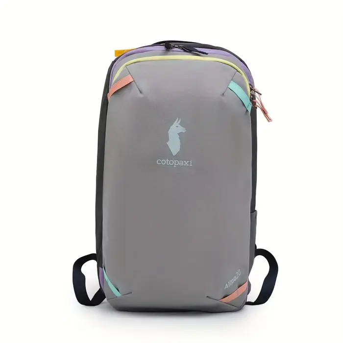 Sac à dos double épaule durable de 20 L aux couleurs vibrantes Dopaamine, design camel, idéal pour u