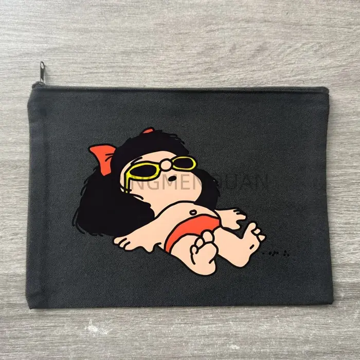 Sac à main Mafalda, sac de maquillage, sac de rangement pour cosmétiques, sac en toile écologique po