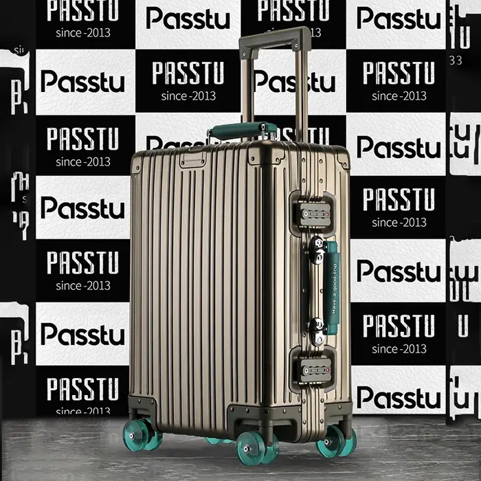 Nouveau bagage tout en alliage de magnésium 100% valise à main de grande capacité de 28 pouces taille de cabine de 20