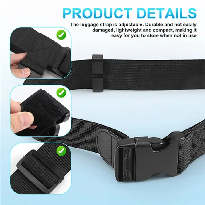 Connecteur de bagage, sangles pour valise