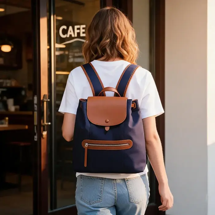 Sac à dos en nylon pour femmes