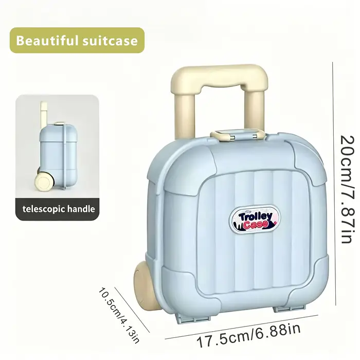 Valise mignonne et compacte, conçue spécifiquement pour gagner de la place. Parfait pour les sorties, les voyages en avion, les trajets en train et le camping. Équipé de roulettes universelles, il est