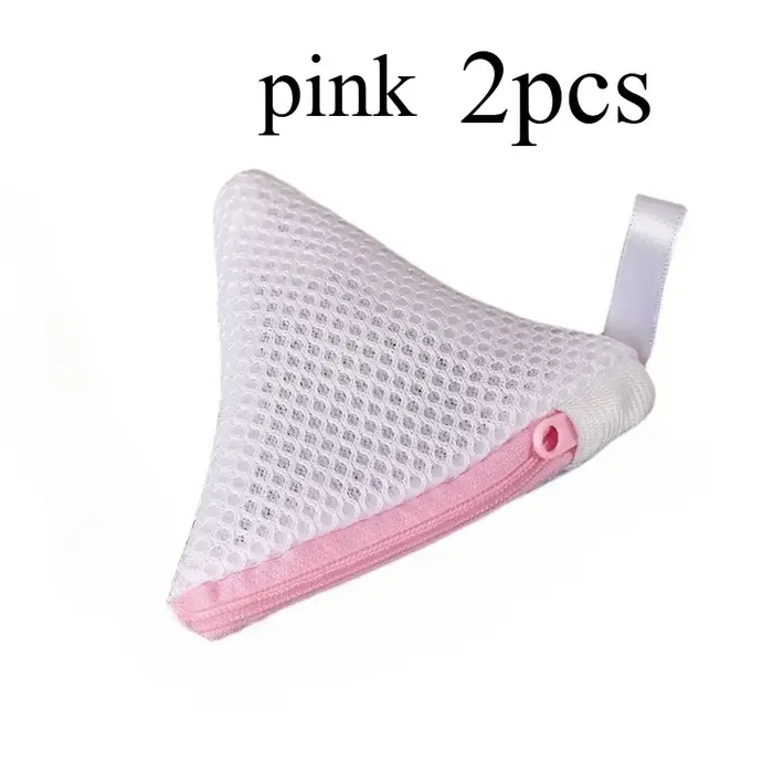2 sacs de rangement pour chaussettes et petits objets avec fermeture éclair, sac à linge avec design