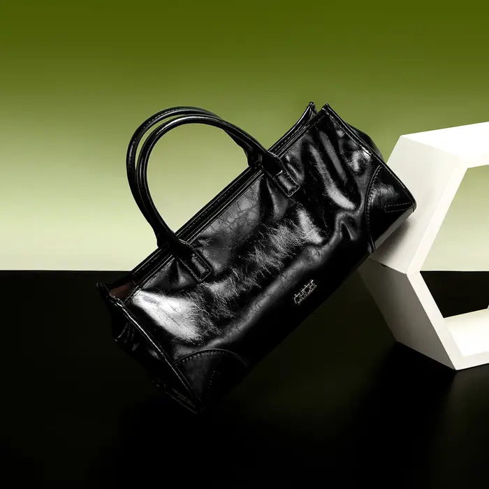 CHCH sac à bandoulière pour femme nouveau sac bâton motif marbre noir bandoulière détachable