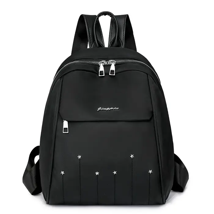 Sac à Dos en Nylon Décontracté avec Sangle Réglable, Grande Capacité, Sacs de Voyage de Rue, Sacs d'
