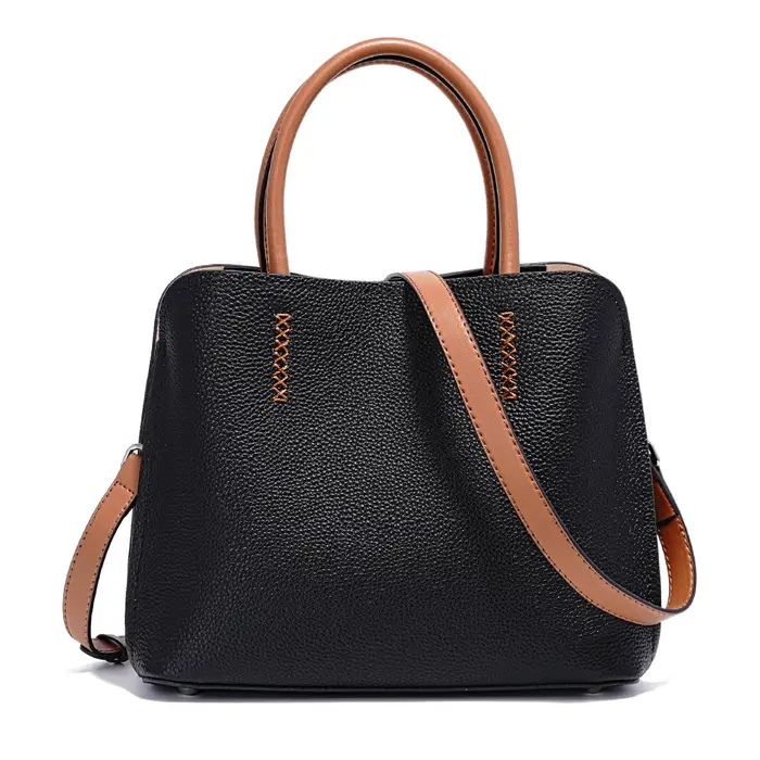 Sac Shopper Zency en Cuir Véritable pour Femme, Sacs à Bandoulière de Luxe, Grand Sac Seau, Sac Four