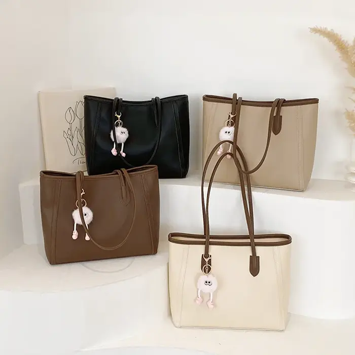 Sac fourre-tout à bandoulière grande capacité tendance pour femme