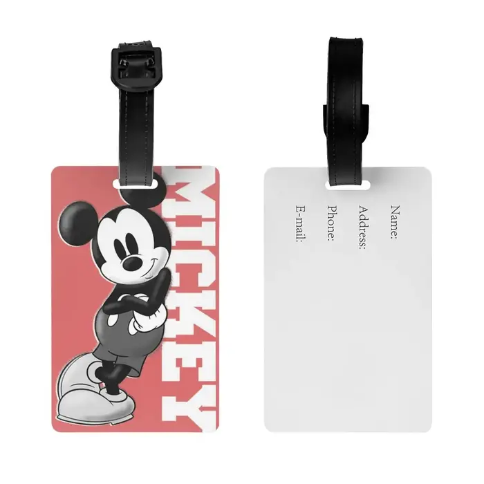 Étiquette de bagage personnalisée M-Mouse pour valises