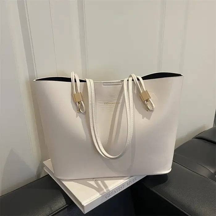 Sac de week-end grande capacité, sac à main de shopping, sac à main simple pour femme avec poignée s