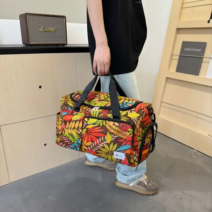 Sac fourre-tout de voyage grande capacité Oxford Leaves 2026 – Nouveaux sacs durables de haute qualité, portables pour les trajets quotidiens, sacs de voyage polyvalents