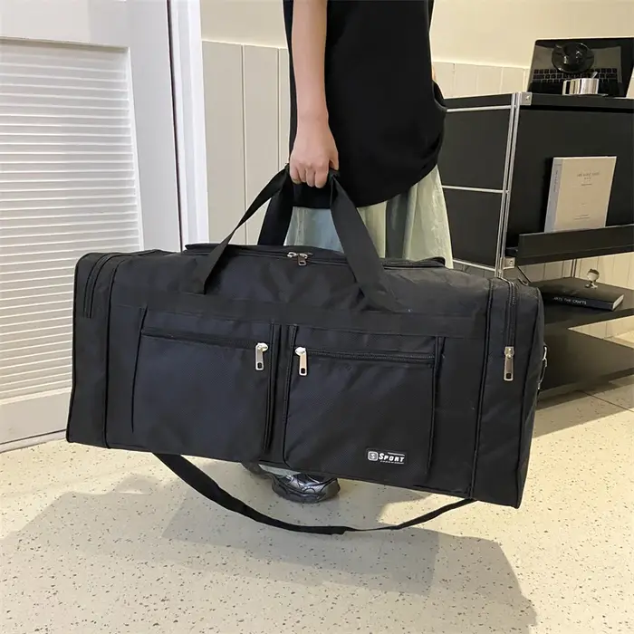 Sac polochon de voyage en Nylon pour femmes et hommes, sac à bagages à main, fourre-tout de grande c