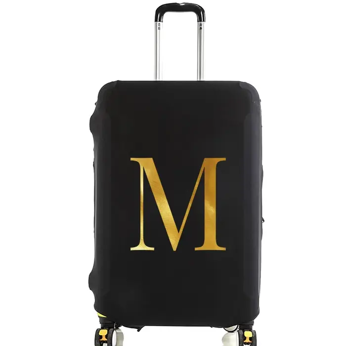Valise à bagages housse de protection lettre nom motif accessoires de voyage élastique
